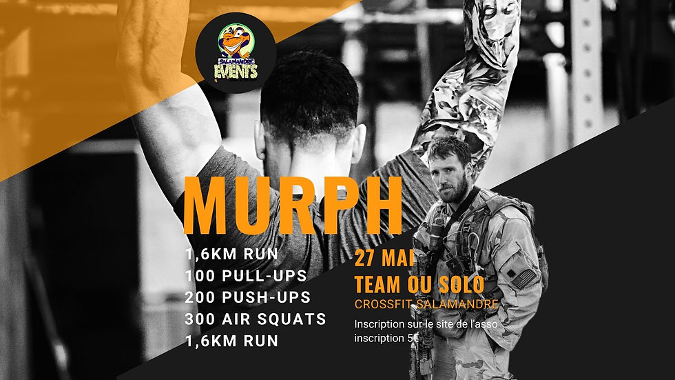 WOD Hero "MURPH" MERCREDI