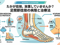 「たかが捻挫」と放置していませんか?足関節捻挫の病態と標準治療、そして鍼灸によるアプローチ