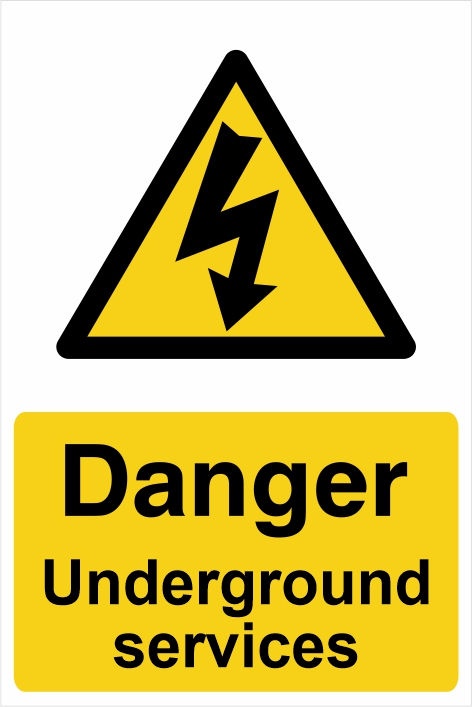 Underground Services Signage