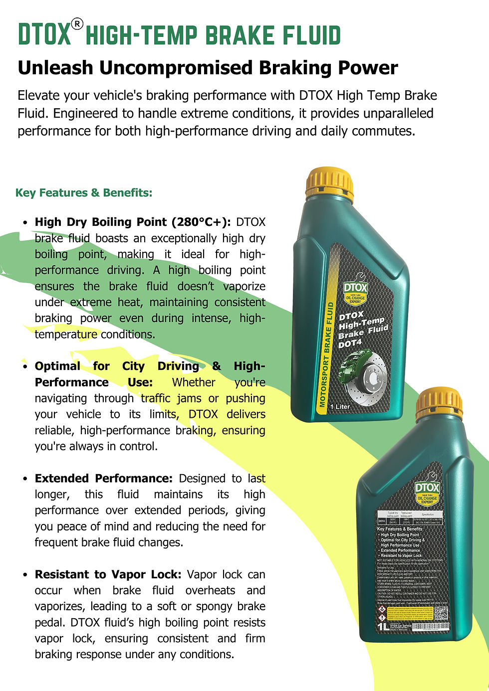 Thumbnail: DTOX Brake Flush Package Dot 4 (Asian cars)