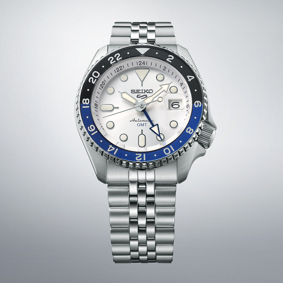 Thumbnail: Seiko 5 Sports GMT Silver Cloud SKX Re-Interpretation