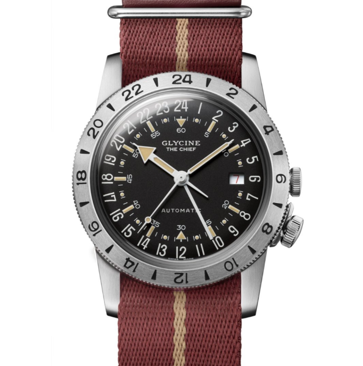 Glycine GL0472 Airman Vintage The Chief GMT 40