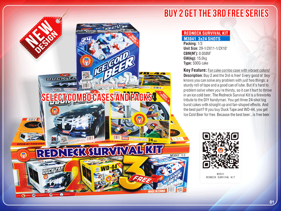 Redneck Survival Kit - Buy 2, Get the 3rd Free series