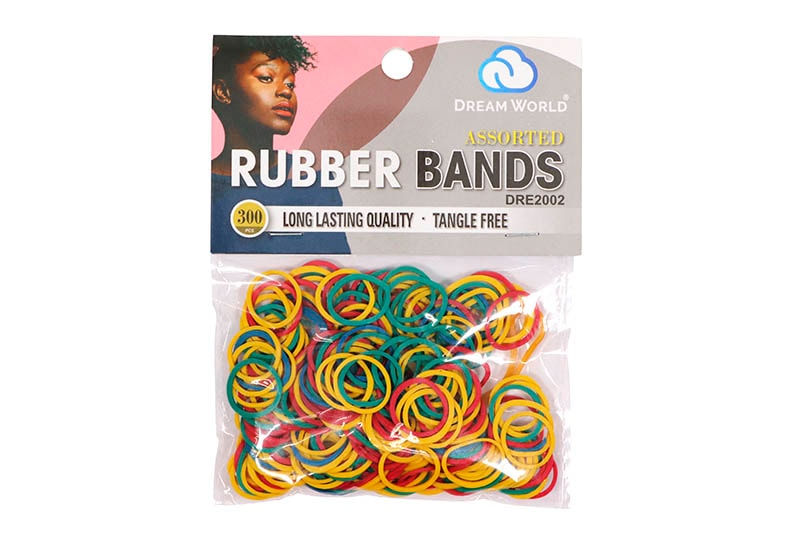 DREAM WORLD RUBBER BANDS 300PCS ASST
