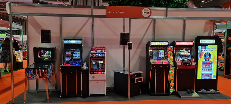Arcade-Base.com Logo retro arcade machines cardiff multigame uk wedding venue trade show exhibition