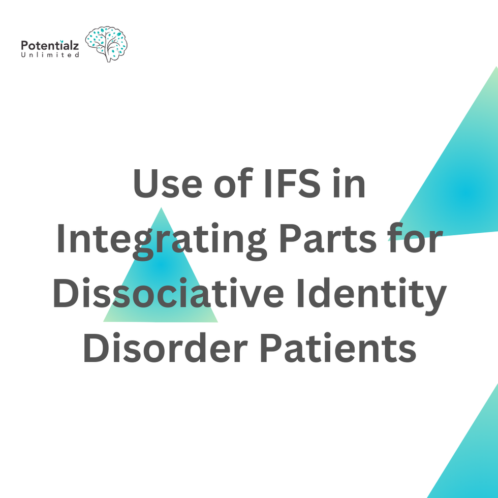 Use of IFS in Integrating Parts in DID Patients: Slide 0