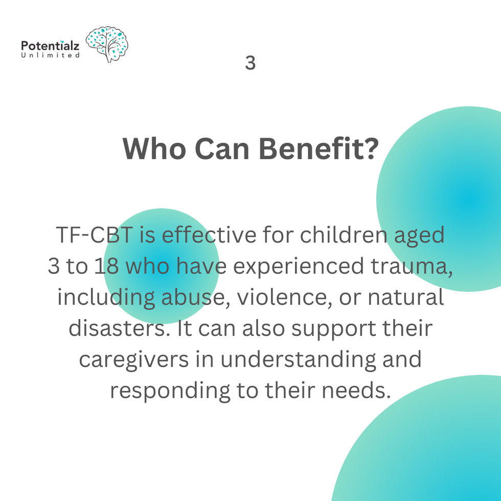 Understanding TF-CBT - Slide 3 - Who Can Benefit?
