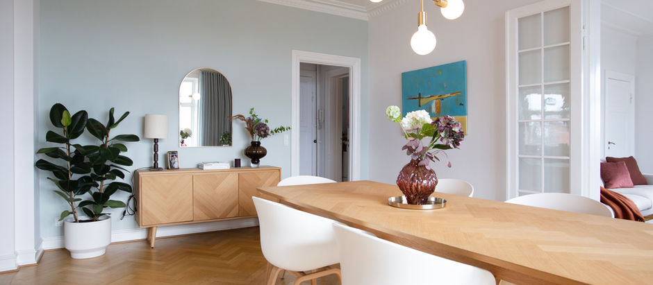 A beautiful home with table and chairs showing luxurious furnishings