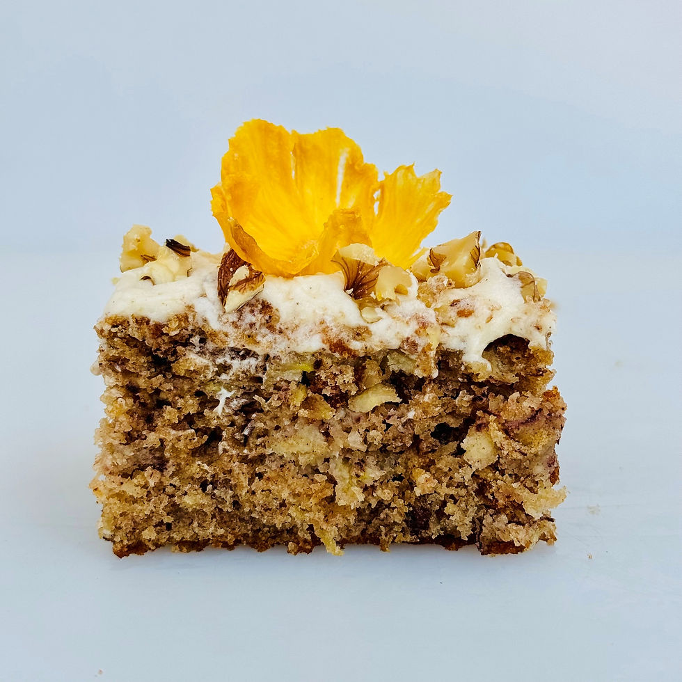 Hummingbird cake slice