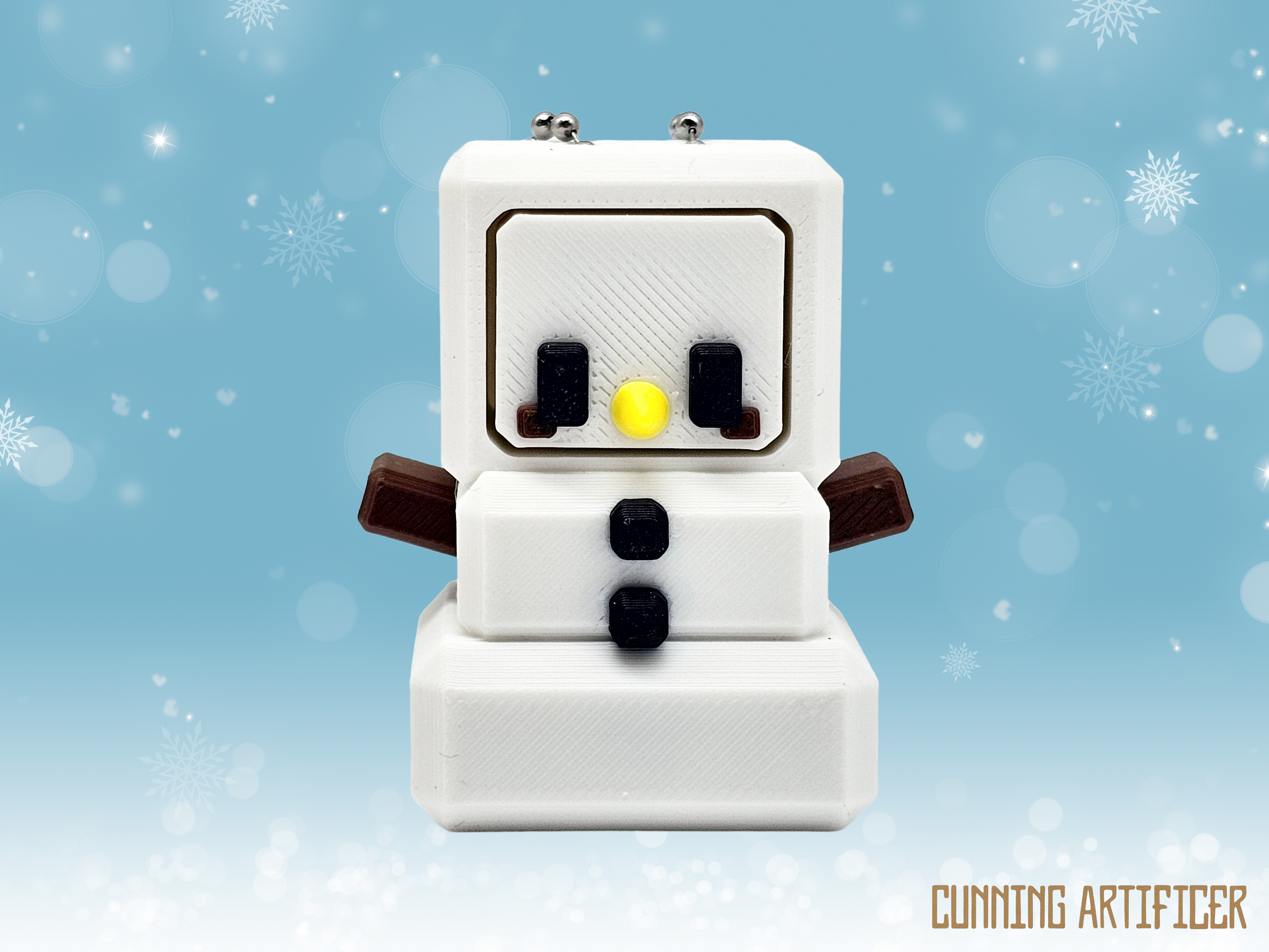 Christmas Clicker Fidget - Snowman