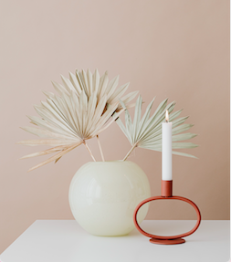 bougie parfumée naturelle objet design