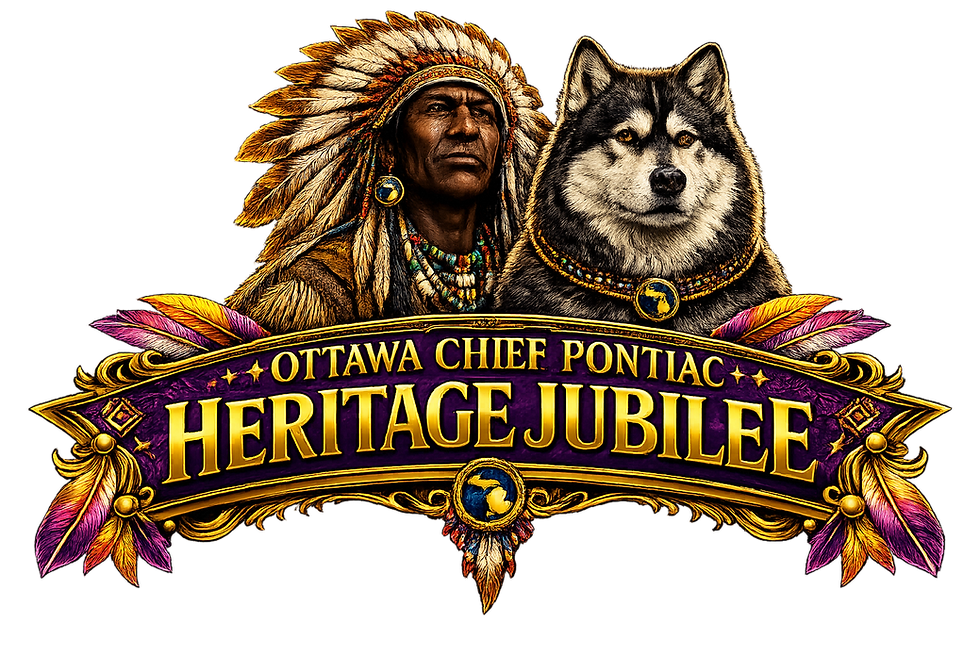 Ottawa Chief Pontiac heritage emblem.png