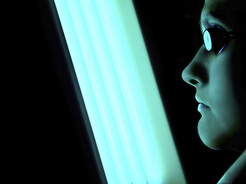 tanning booth