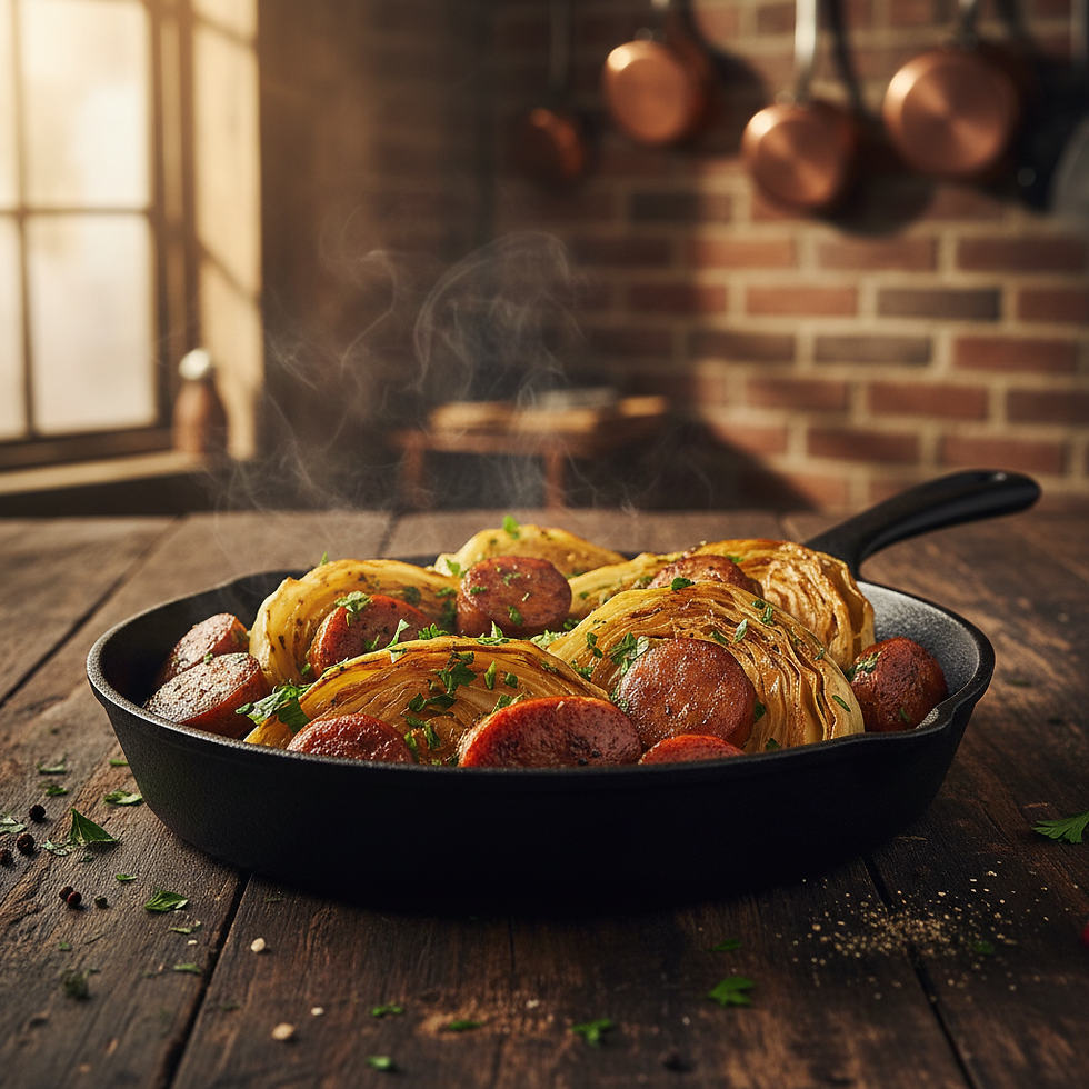 Sausage & Cabbage Skillet (One‑Pan, Low‑Carb, 20 Minutes)
