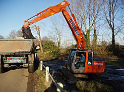 Village pond clearing