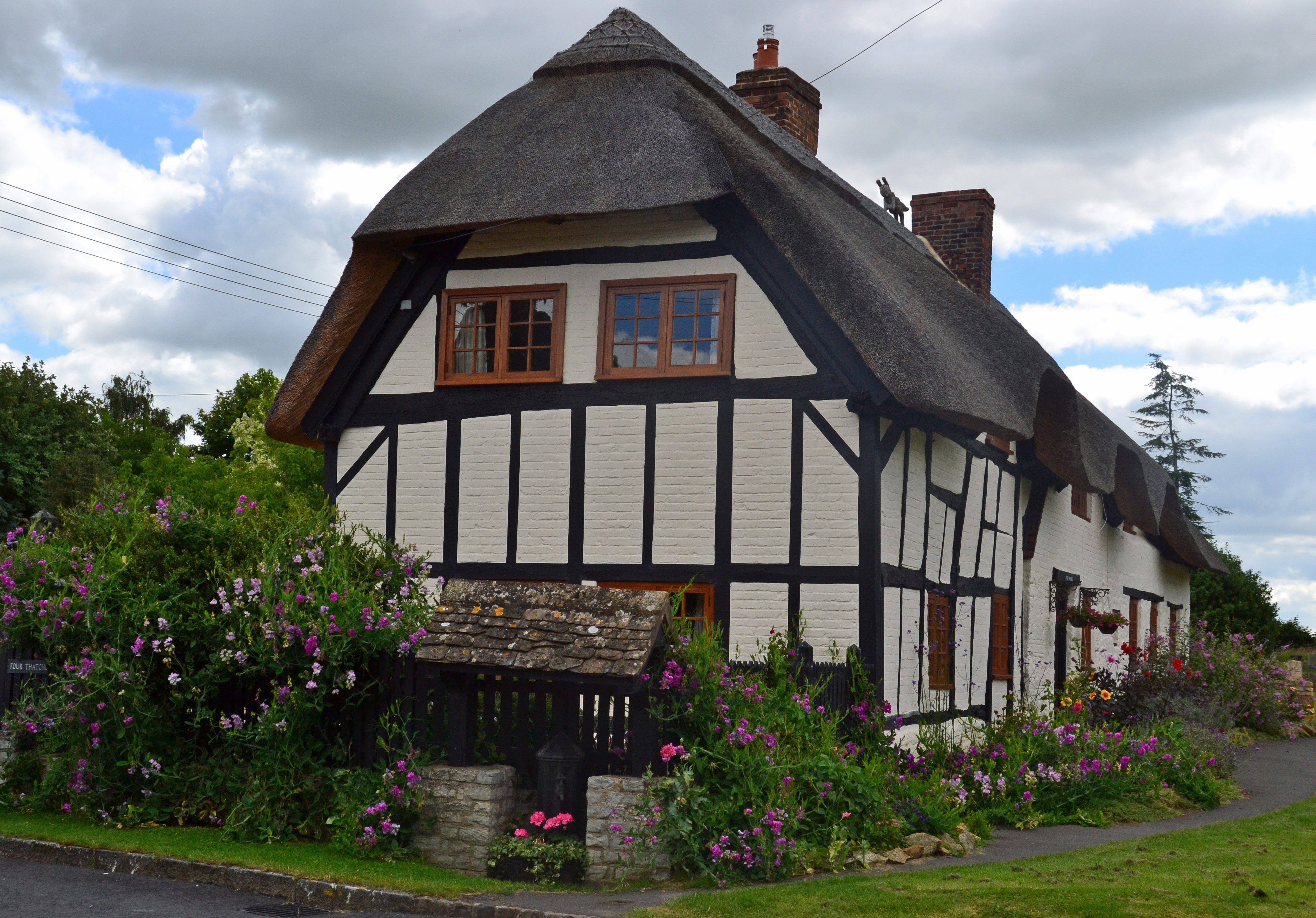 Thatched cottages