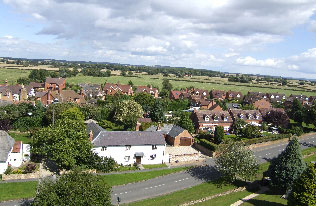 View of Lower Quinton from Church
