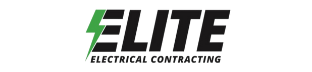 Elite Electrical Logo with a Green Lightning Bolt