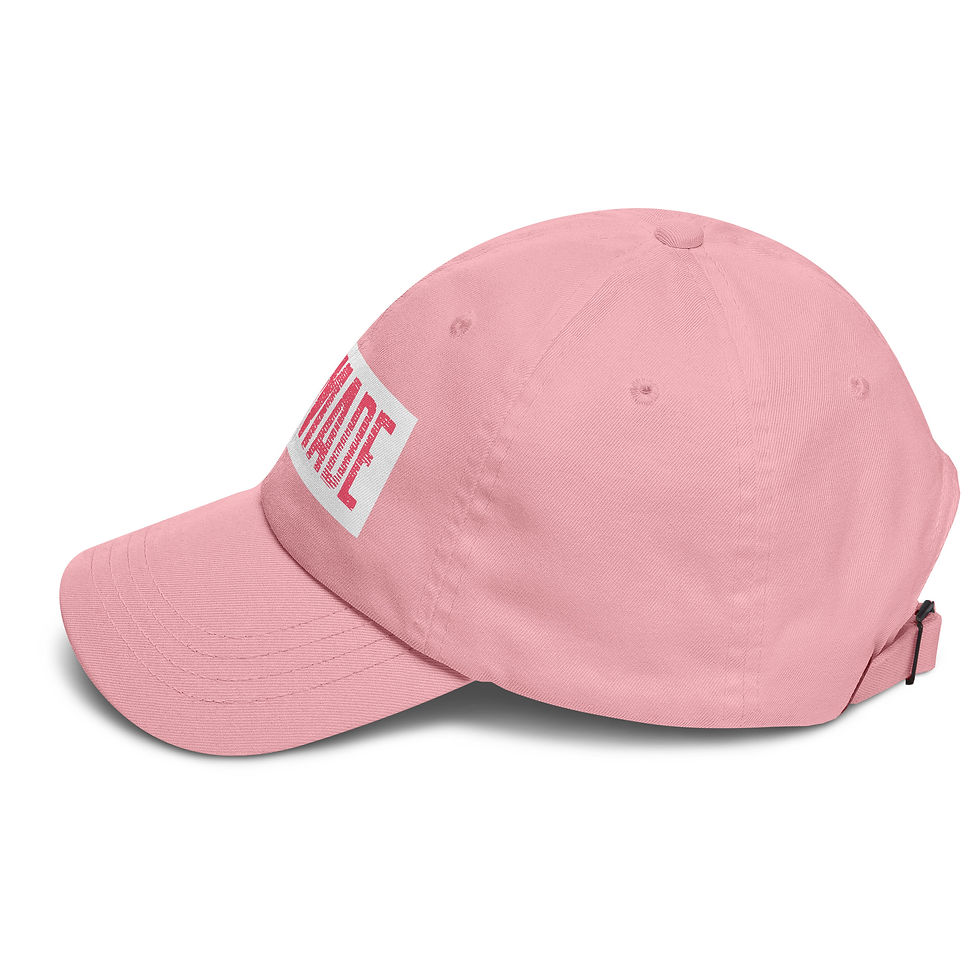 Thumbnail: Pink and White GOD Made Dad Hat