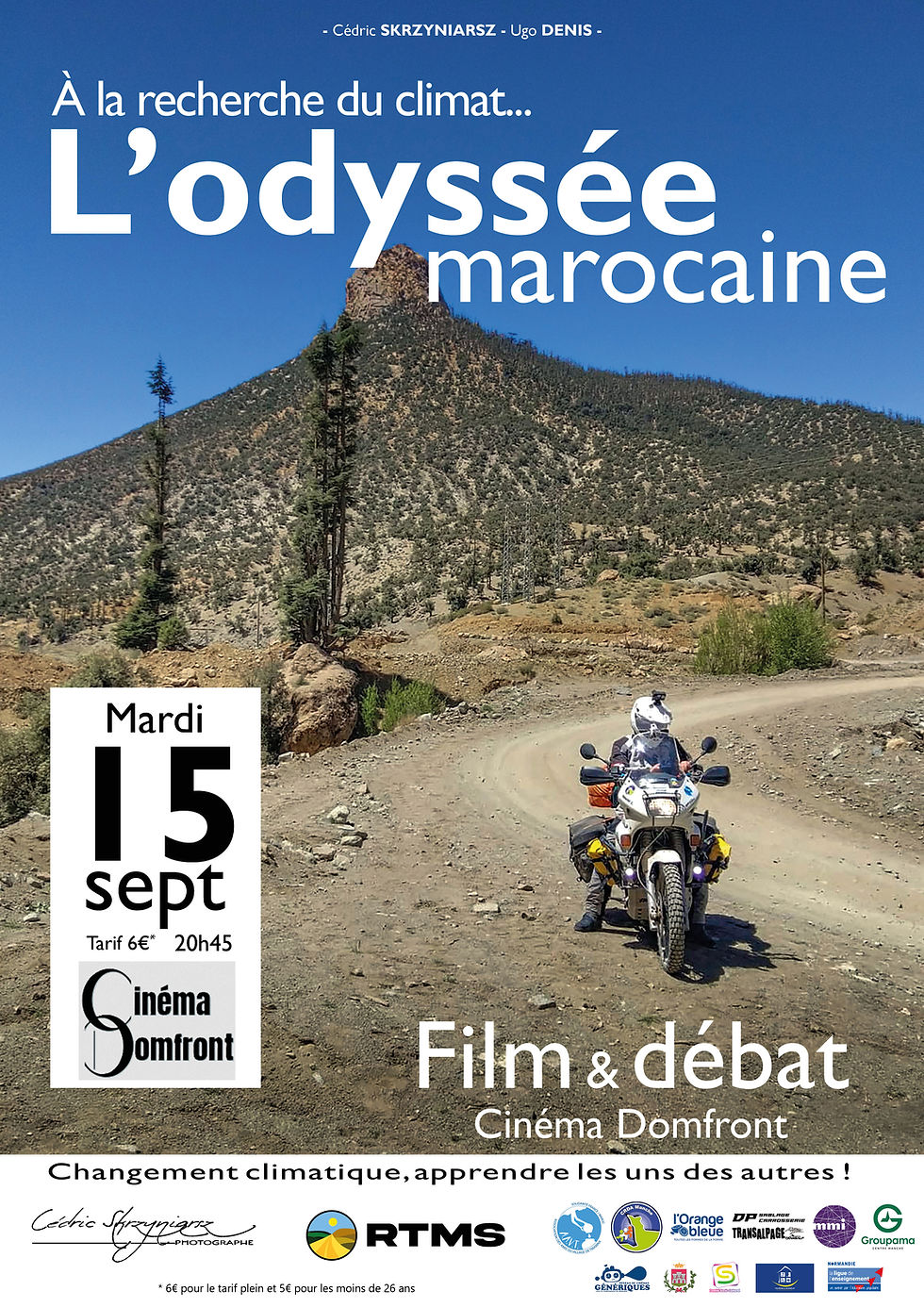 Affiche Donfonrt - A la recherche du climat, l'odyssée marocaine-Version diffusion Ciné