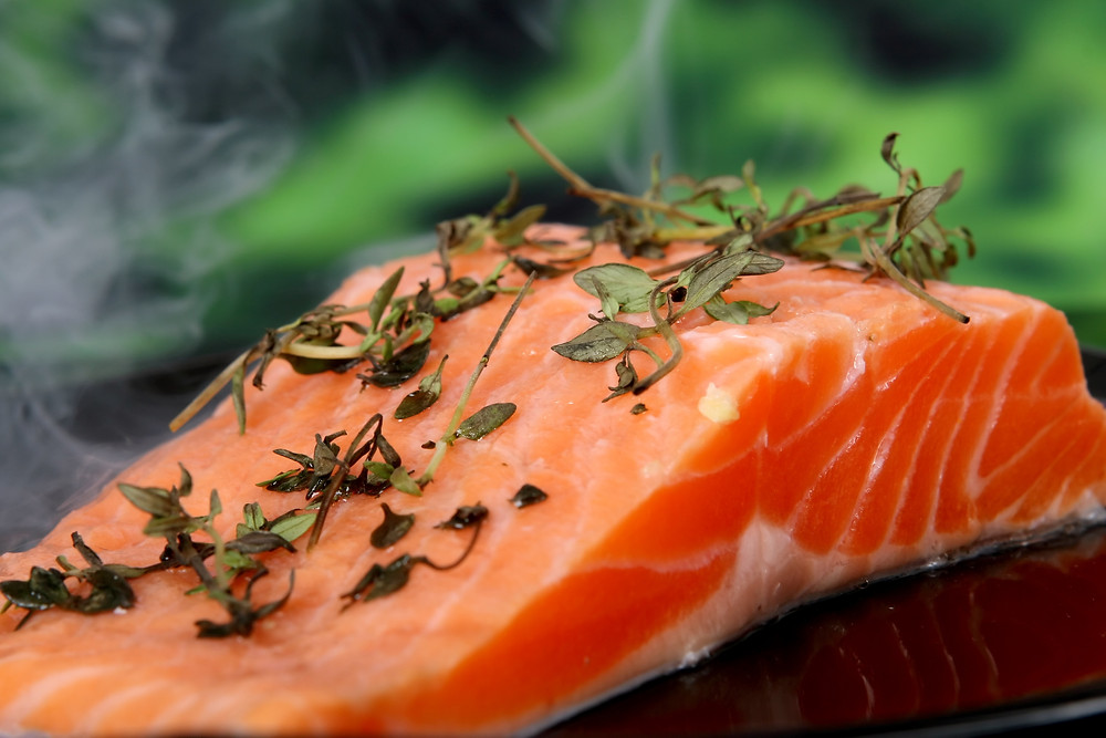 Salmon, SIBO, gut health, gut bacteria, microbiome