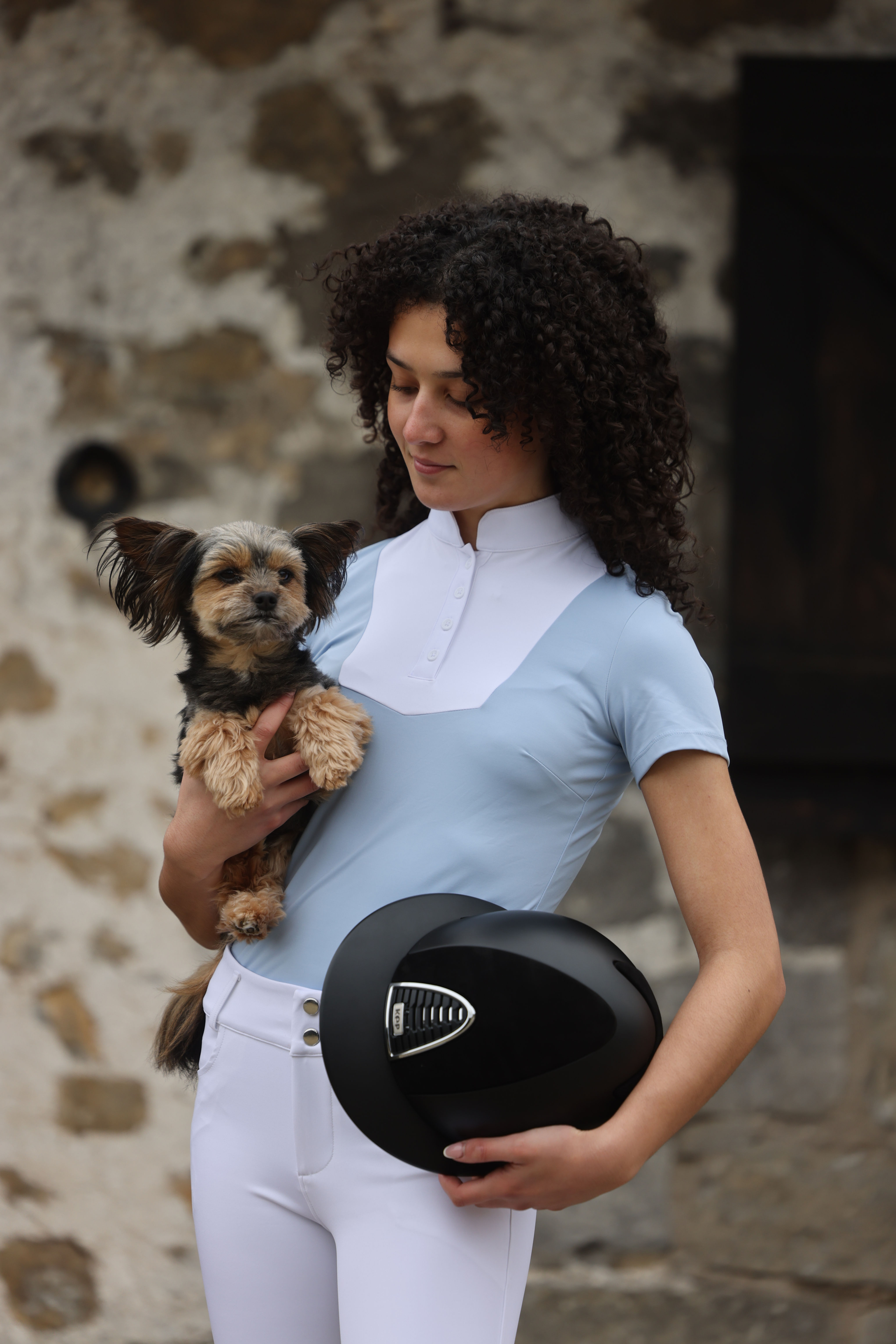 Baby Blue Short Sleeve River Showshirt