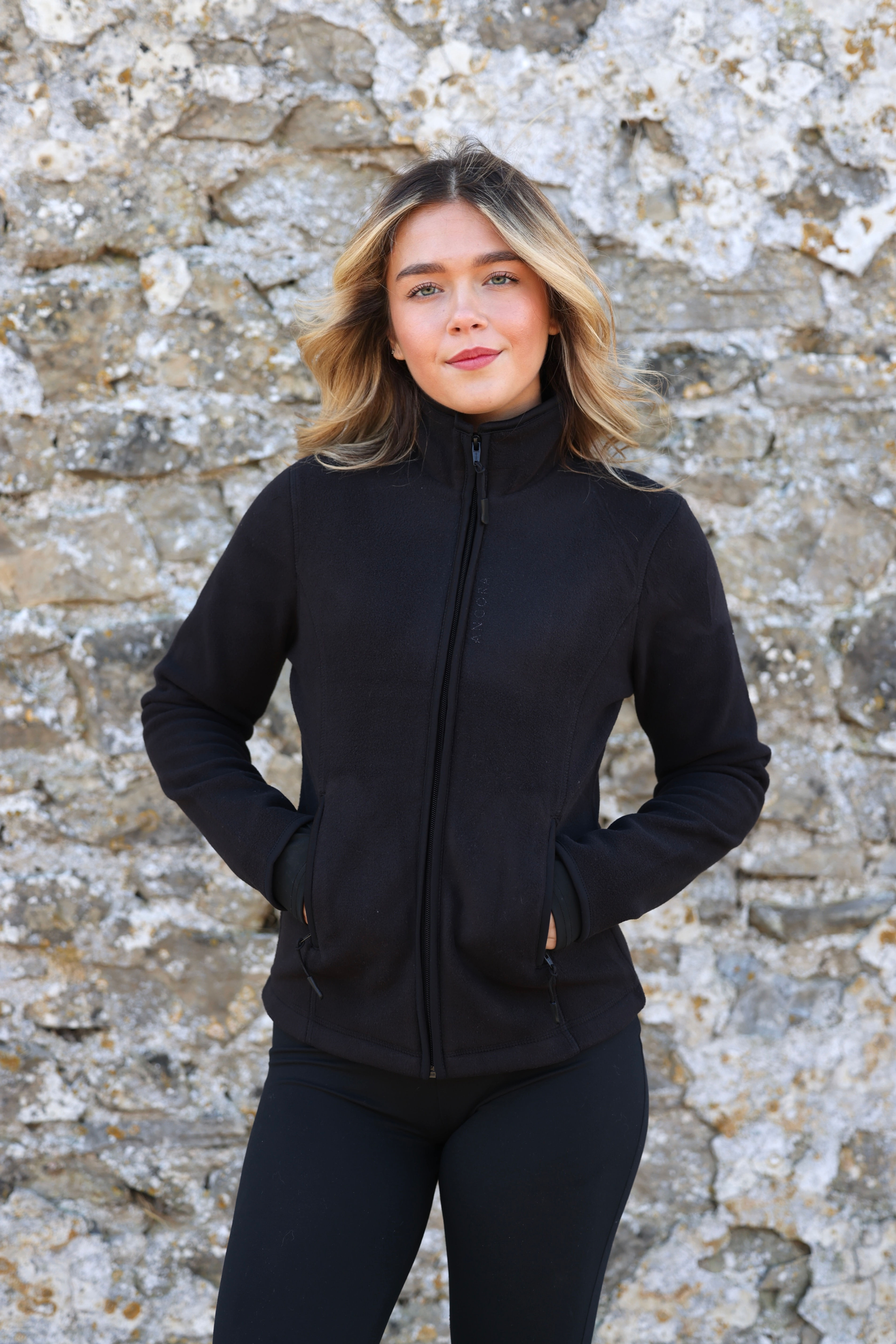 Black Micro Fleece Jacket