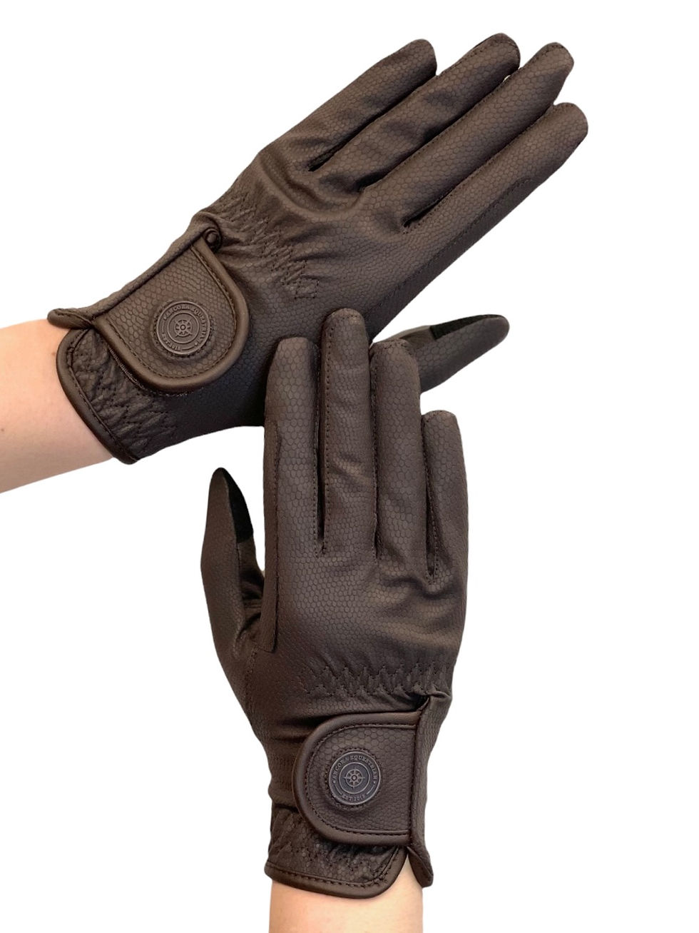 Brown Unisex Technical Grip Gloves