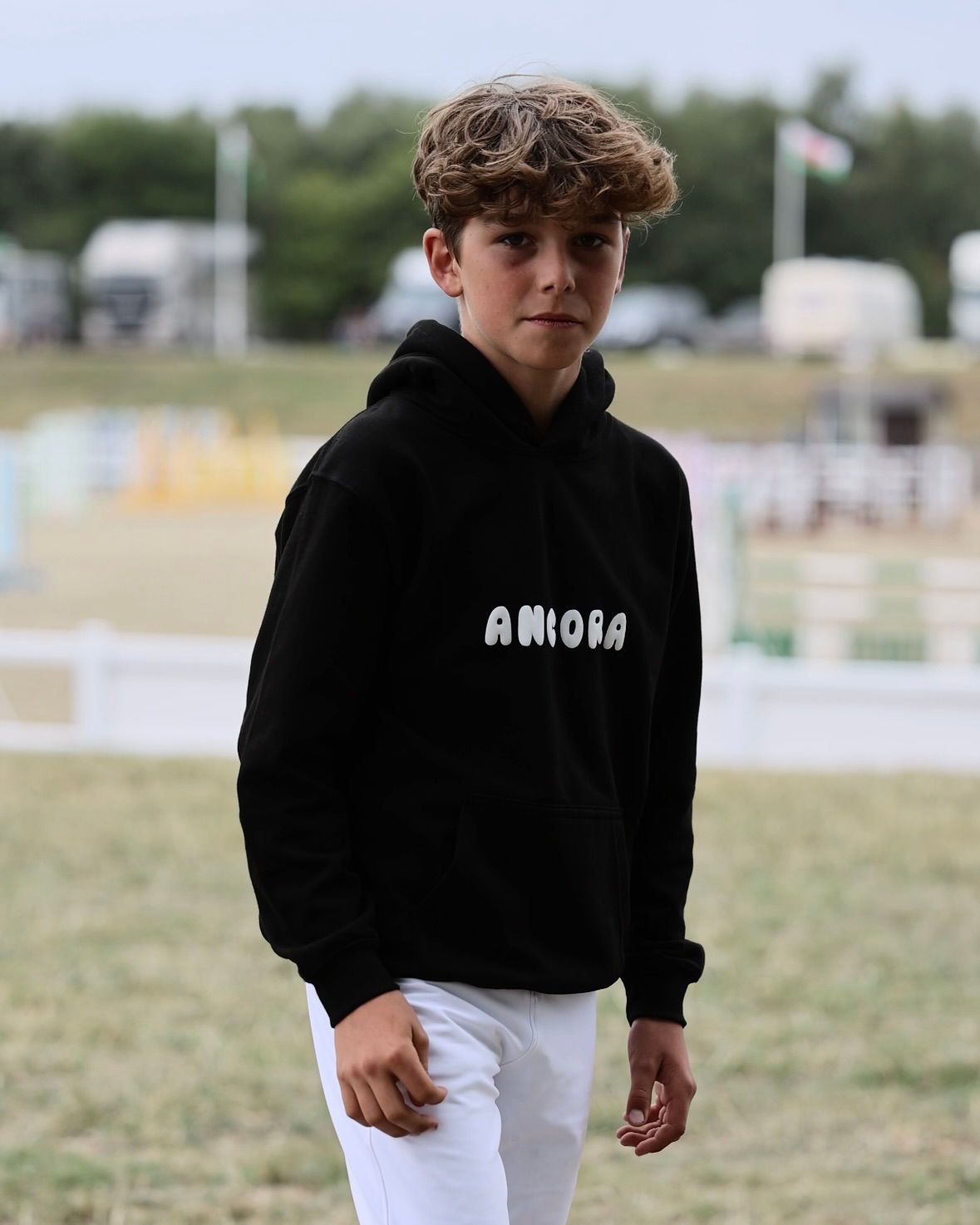 Junior Black/White Hoodie