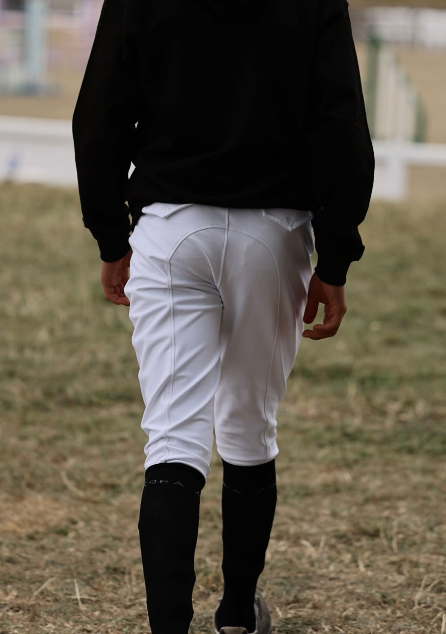 Thumbnail: Boys White Performance Breeches