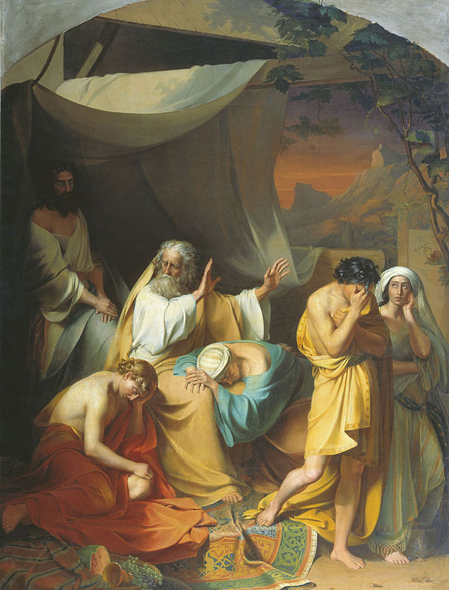 Noah damning Ham, by Ivan Stepanovitch Ksenofontov