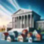 Yüksek mahkeme ve çeşitli taşınmazlar