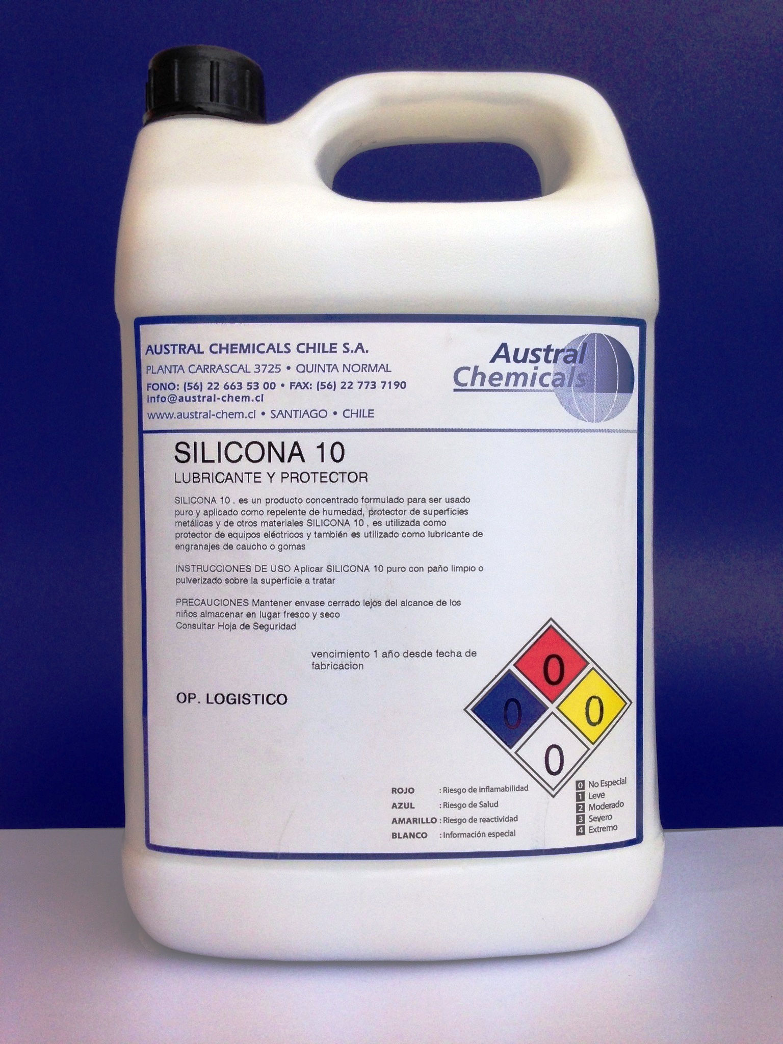 Silicona 010,  Fluido emulsionado