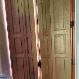 volets intérieurs en chêne massif, bois, menuisier, menuiserie, Menuiserie du Château, Saint Cyr l'Ecole, Versailles, Yvelines, 78, pose, rénovation, patrimoine, luxe, prestige, Paris, 75