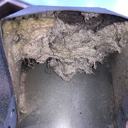 Clogged wrong vent hood