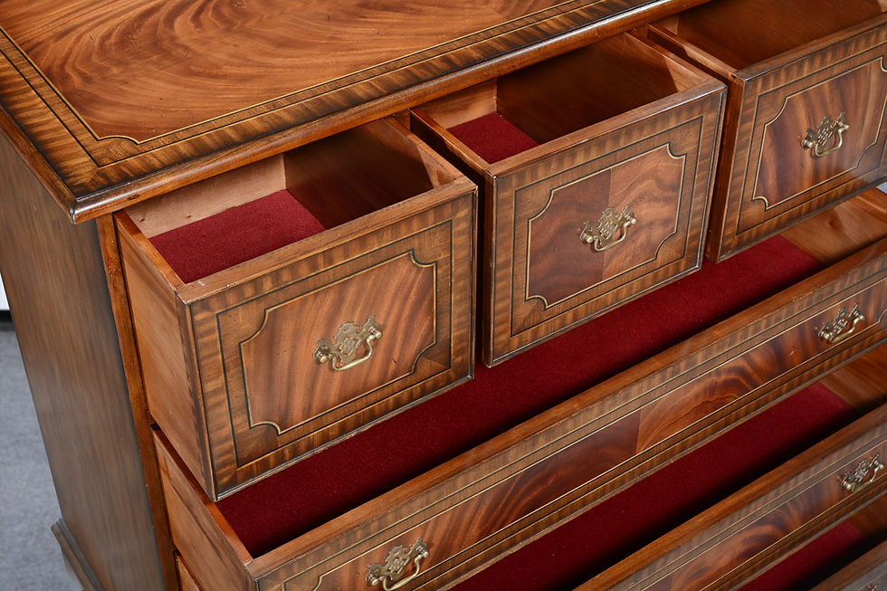 Thumbnail: BR.25 - Six Drawer English Chest