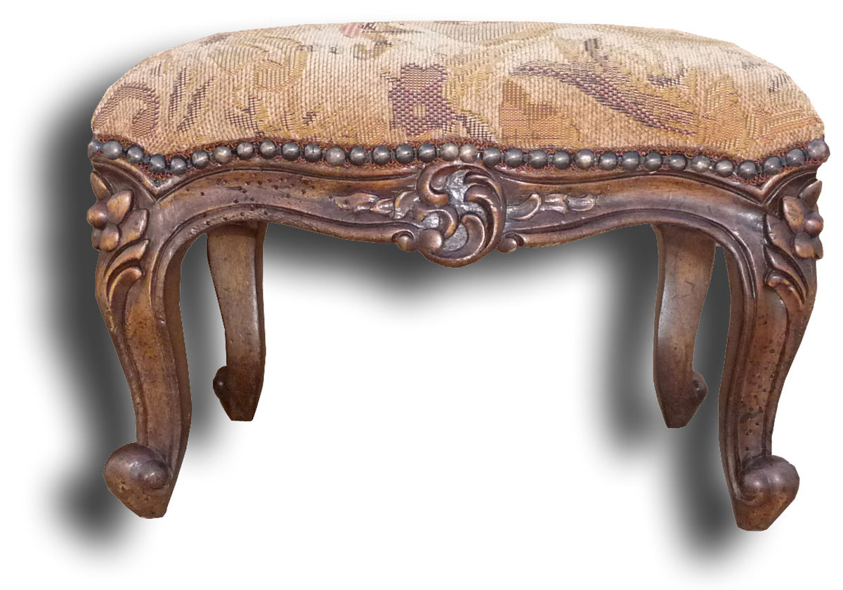 C.FR.58.1.12 - Four Leg Country French Fooststool