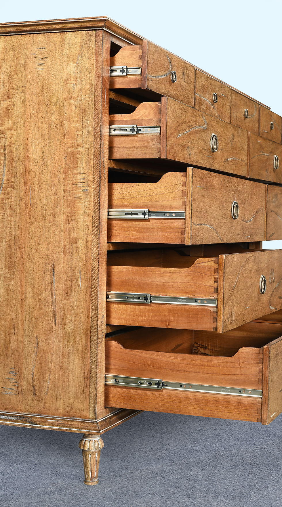 Thumbnail: BR.206.BW - Milano Twelve Drawer Tall Chest