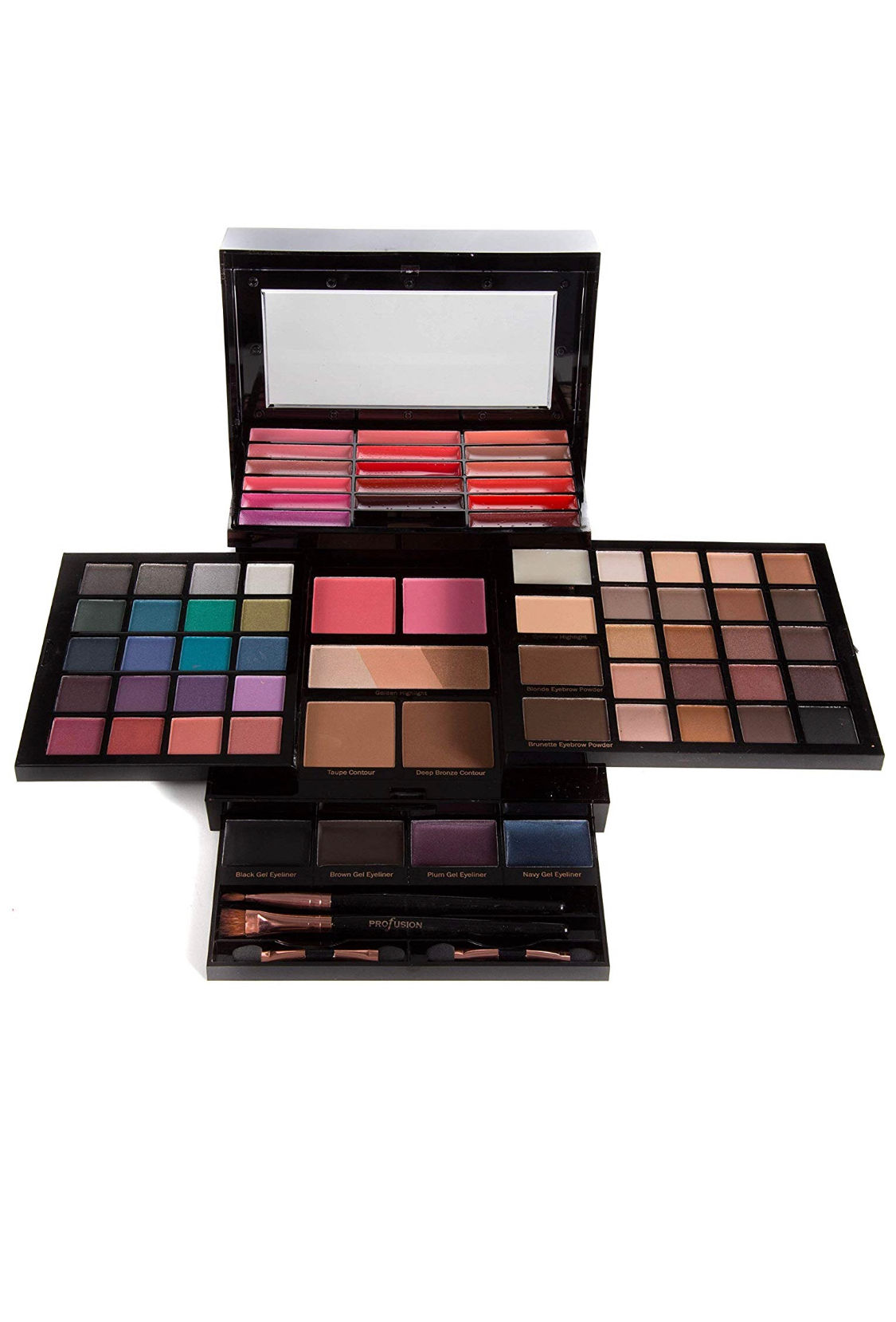 Kit de maquillaje de labios,ojos y rostro