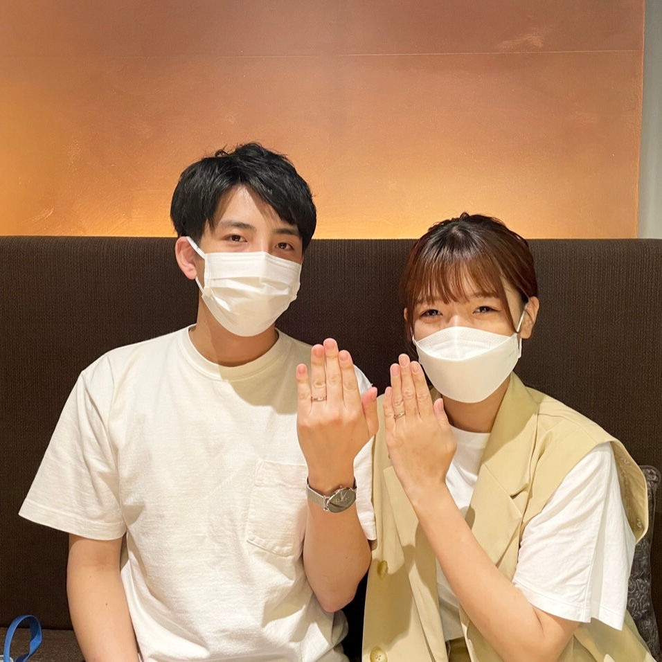 指輪に出会えて大満足…