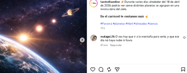 Alineación planetaria de abril de 2026: Los 4 planetas que se verán este 17 de abril