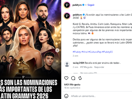 Más de 20 artistas venezolanos figuran entre los nominados a los Latin Grammy 2026