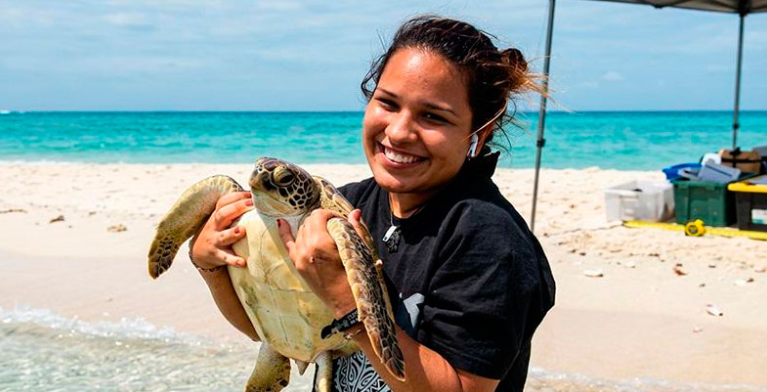 La Sociedad Internacional de Tortugas Marinas reconoció la trayectoria de la investigadora criolla Foto: El Aragueño