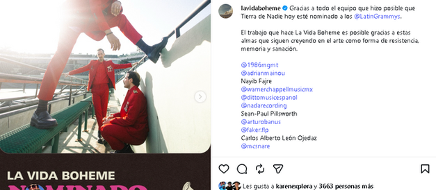 Lo más viral de la semana: La Vida Bohème, Okills, Anakena y Boca Paila se presentarán e Caracas