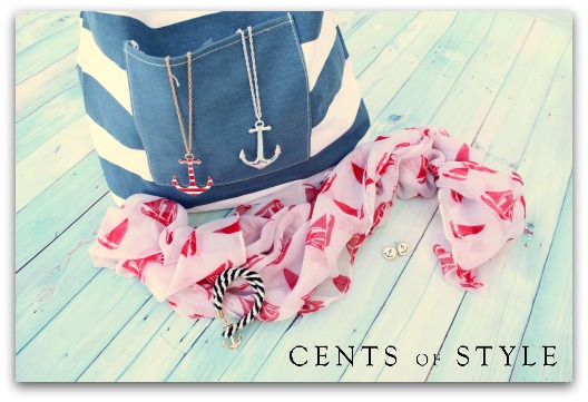 Fashion Friday: 50% Off Nautical Accessories! Scarves, Bags, Jewelry & More!