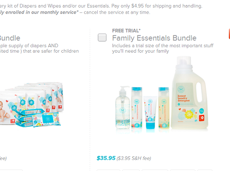 Honest Company: FREE Personal Essentials + FREE Diapers & Wipes Trial Kit
