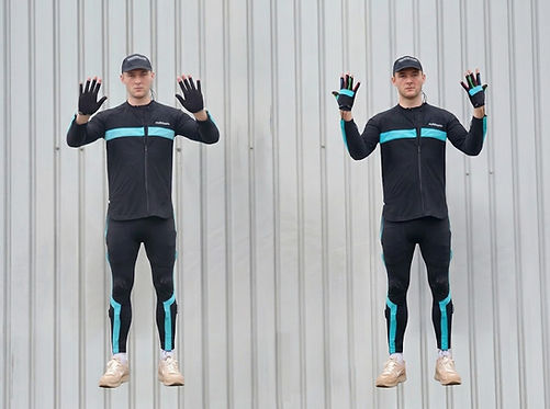 30-sensor suit with finger-tracking gloves