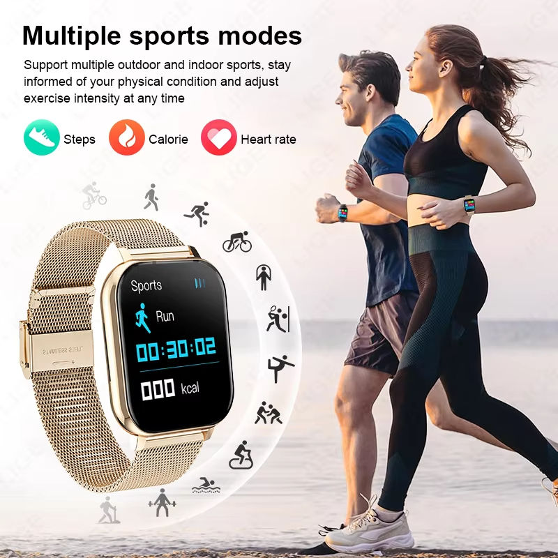 Thumbnail: KESHYOU Smart Watch – 1.69” Fitness Tracker with Call & Health Monitoring