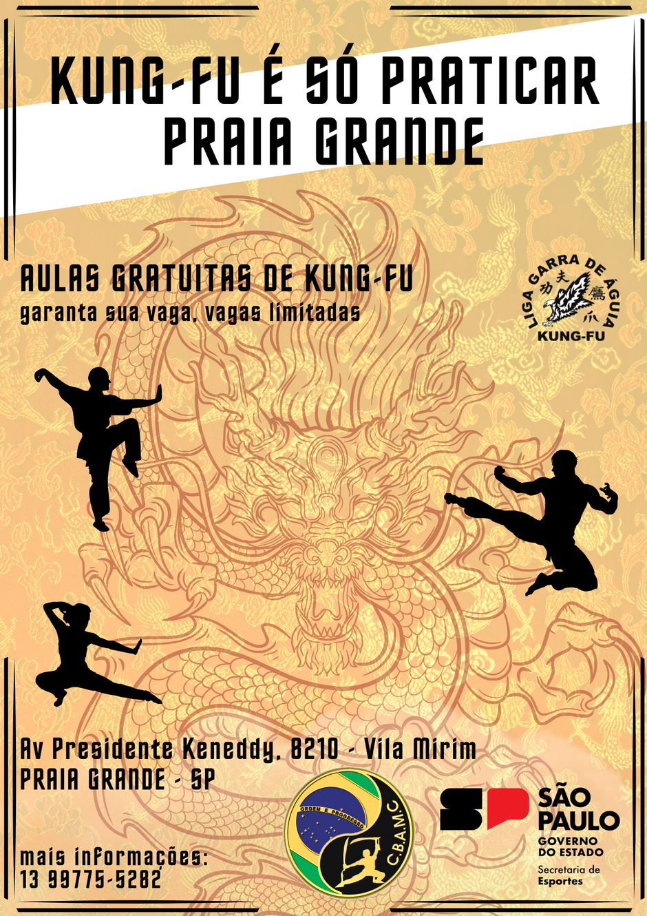  PROJETOS ESPORTIVOS - (KUNG-FU É SÓ PRATICAR - PRAIA GRANDE)