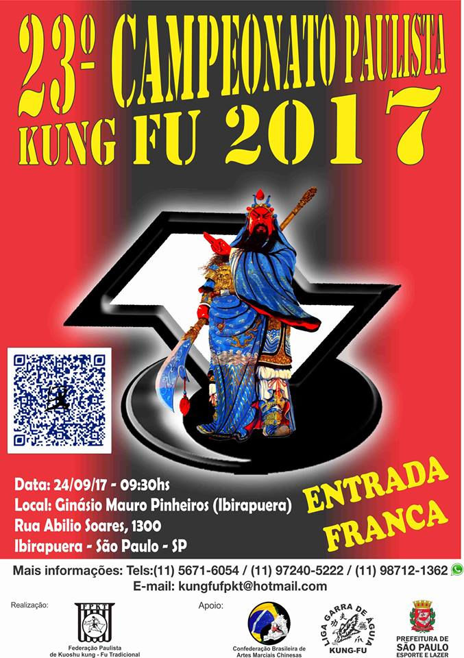 23 CAMPEONATO PAULISTA DE KUNG-FU 2017